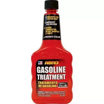 Очиститель топливной системы ABRO для бензиновых двигателей, бутылка, 325мл