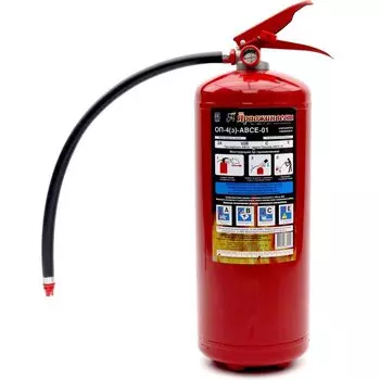 Огнетушитель порошковый 4кг, с манометром