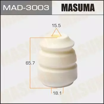 Отбойник амортизаторов MASUMA, 18.1x15.5x65.7, GALANT / DJ1A, DM1A rear