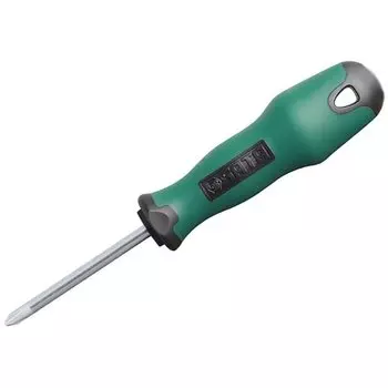 Отвертка SATA крестовая PH0, длина 75мм, с прорезиненной ручкой, арт. 63502 (600204)