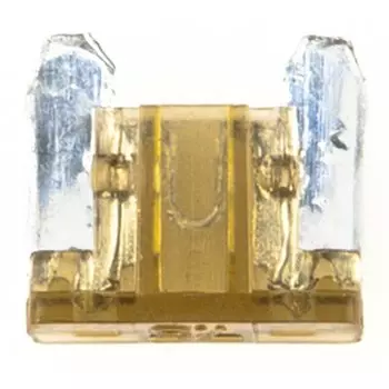 Предохранитель автомобильный Masuma, флажковый, мини (LOW PROFILE MINI FL), коричневый, 7,5А, 32В, комплект 100 шт, арт. FS-047