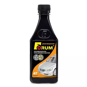 Присадка в моторное масло FORUM комплексная, защитная, бутылка 250мл