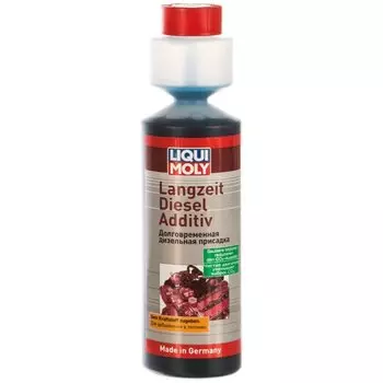 Присадка в топливо Liqui Moly Langzeit Diesel Additiv для дизеля, комплексная, бутылка 250мл