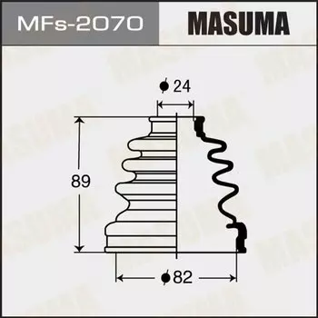 Привода пыльник "Masuma" Силикон MF-2070