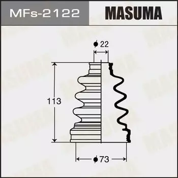 Привода пыльник "Masuma" Силикон MF-2122