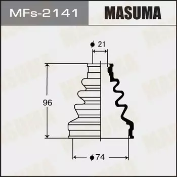 Привода пыльник "Masuma" Силикон MF-2141