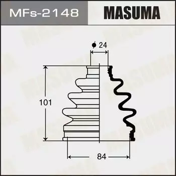 Привода пыльник "Masuma" Силикон MF-2148