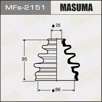 Привода пыльник "Masuma" Силикон MF-2151