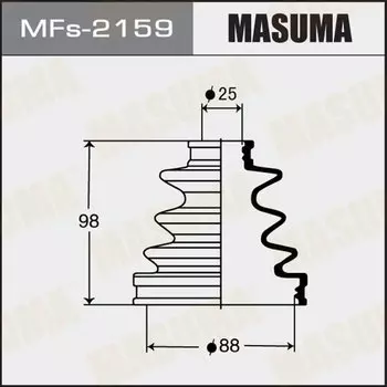 Привода пыльник "Masuma" Силикон MF-2159