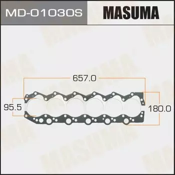Прокладка головки блока цилиндров Masuma 1HZ, 1HDT (1/10)