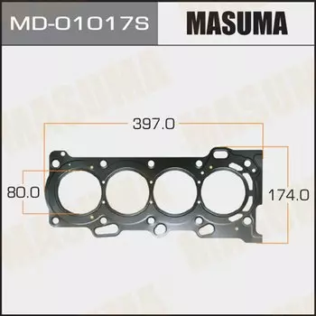 Прокладка головки блока цилиндров Masuma 1ZZ-FE (1/10)