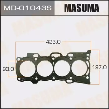 Прокладка головки блока цилиндров Masuma 2AZ-FE (1/10)