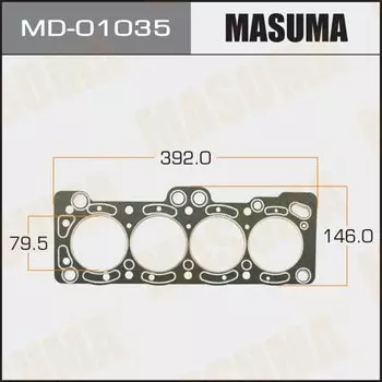 Прокладка головки блока цилиндров Masuma 3A (1/10)