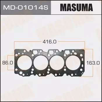 Прокладка головки блока цилиндров Masuma 3С-T (1/10)