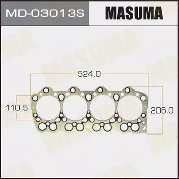 Прокладка головки блока цилиндров Masuma 4D33 (1/10)
