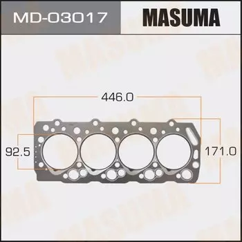 Прокладка головки блока цилиндров Masuma 4D55, 4D56 (1/10)