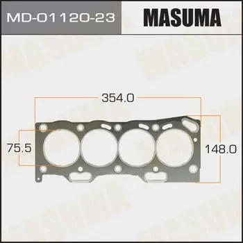 Прокладка головки блока цилиндров Masuma 4E-FE, 5E-FE (1/10)