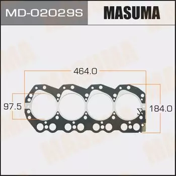 Прокладка головки блока цилиндров Masuma BD30, TD27T (1/10)