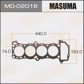 Прокладка головки блока цилиндров Masuma GA13DE (1/10)