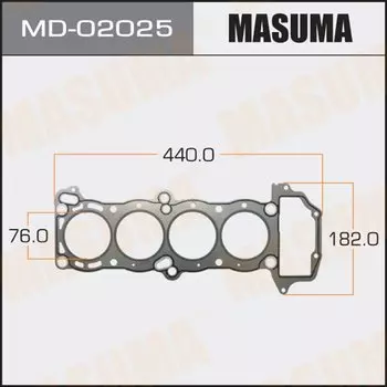 Прокладка головки блока цилиндров Masuma GA15DS (1/10)