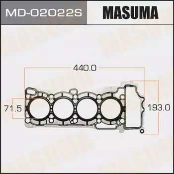 Прокладка головки блока цилиндров Masuma QG13DE (1/10)
