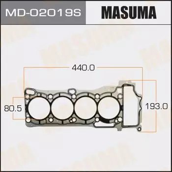 Прокладка головки блока цилиндров Masuma QG18DE (1/10)