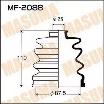 Пыльник ШРУСа MASUMA MF-2088
