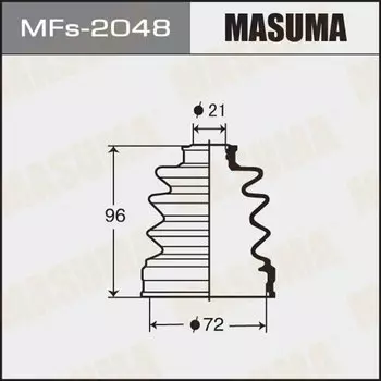 Пыльник ШРУСа MASUMA MFs-2048