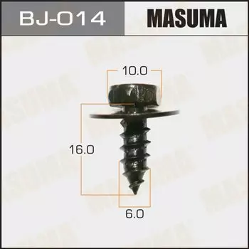 Саморез MASUMA BJ-014 6x16мм (OEM 90159-60303,90159-60498), 10 шт