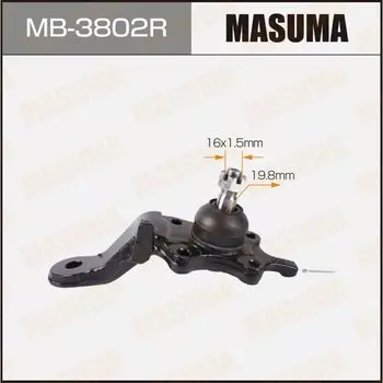 Шаровая опора "Masuma" front low HILUX SURF KZN185, KDN185, RZN18#, VZN18#, KZJ185 RH