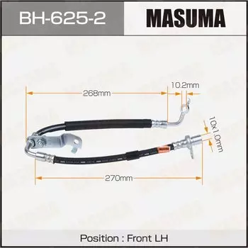 Шланг тормозной MASUMA Mz- /front/ MAZDA 6 / GH1# 07- LH