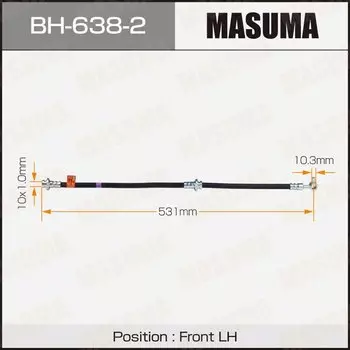 Шланг тормозной MASUMA N- /front/ TEANA / J31LH