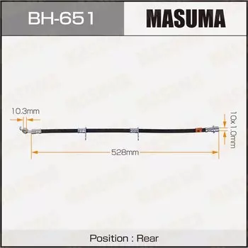 Шланг тормозной MASUMA T- /rear/ RX450H GYL15L