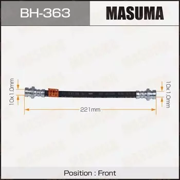 Шланг тормозной "Masuma" MMC- /front/ Pajero L14#G Out
