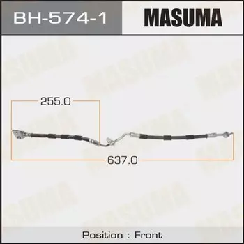 Шланг тормозной "Masuma" Mz- /rear/ ATENZA/GGEP RH