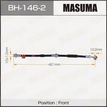 Шланг тормозной "Masuma" N- /front/ Bluebird U14, Primera P10#, P11# LH