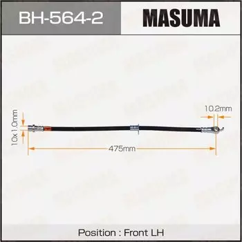 Шланг тормозной "Masuma" T- /front/ Camry ACV4#, LEXUS ES350 LH