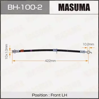 Шланг тормозной "Masuma" T- /front/ LiteAce, TownAce CR5#, SR50 LH