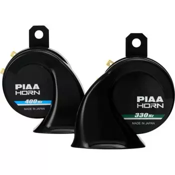 Сигнал звуковой PIAA Superior Bass Horn, 12В, частота 330Гц/400Гц, громкость 112дБ, комплект 2 шт