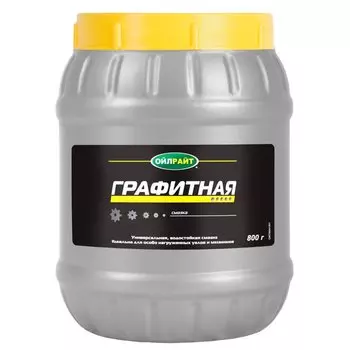 Смазка пластичная OilRight многоцелевая, графитовая, противозадирная, банка 800г