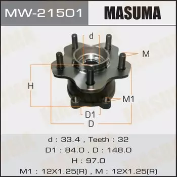 Ступичный узел MASUMA rear FUGA/ Y50