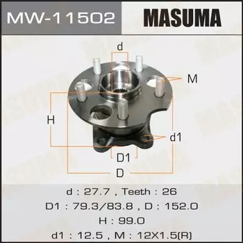 Ступичный узел MASUMA rear HARRIER/ ACU35W, MCU35W