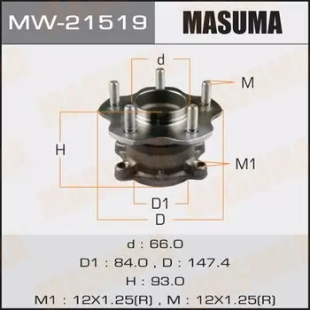 Ступичный узел MASUMA rear TEANA / L33R (with ABS)