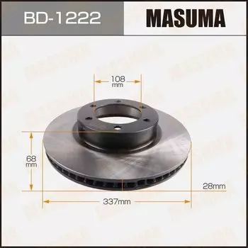 Тормозной диск Masuma, арт. BD-1222