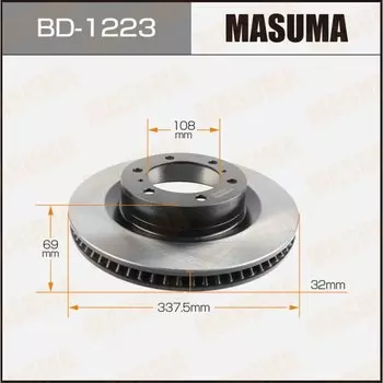 Тормозной диск Masuma, арт. BD-1223
