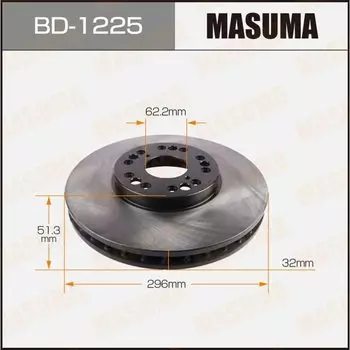 Тормозной диск Masuma, арт. BD-1225
