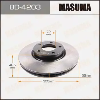 Тормозной диск Masuma, арт. BD-4203
