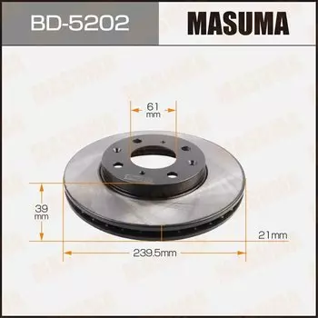 Тормозной диск Masuma, арт. BD-5202