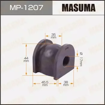 Втулка стабилизатора MASUMA /rear/ ACCORD, ACCORD TOURER / CU2 10- [уп.2]