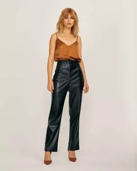 брюки 35-200-242-850 темно-коричневый однотон